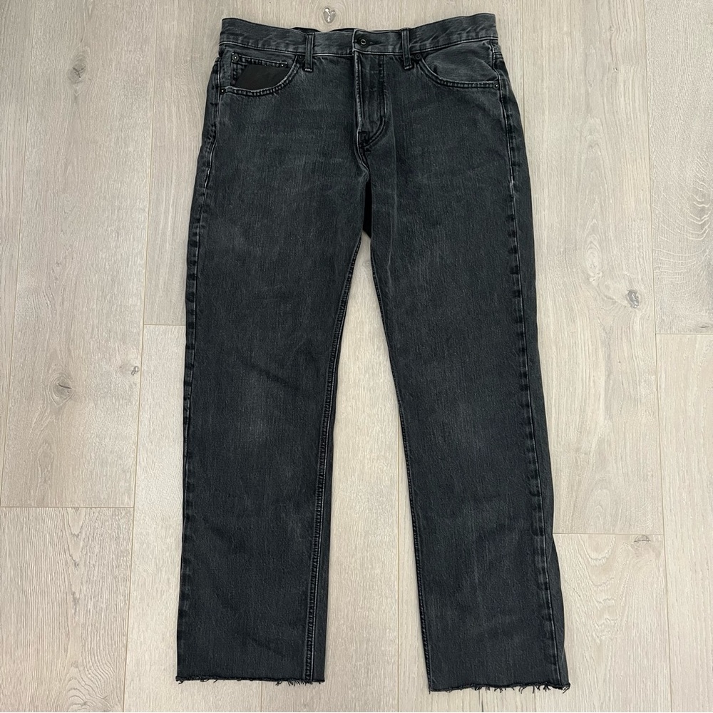Express Slim Straight Dark-Wash Jeans